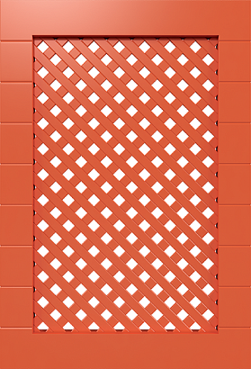 фасад с решеткой, коллекция Техно_ex - купить в интернет-магазине Fasadowo.ru