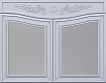 фасад с переплетом дуговой, коллекция Вивальди - купить в интернет-магазине Fasadowo.ru