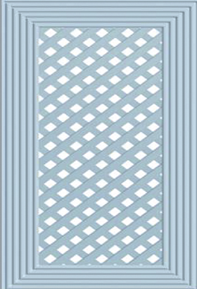 фасад с решеткой, коллекция Волна (GR) - купить в интернет-магазине Fasadowo.ru