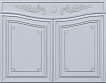 фасад с переплетом дуговой, коллекция Вивальди - купить в интернет-магазине Fasadowo.ru